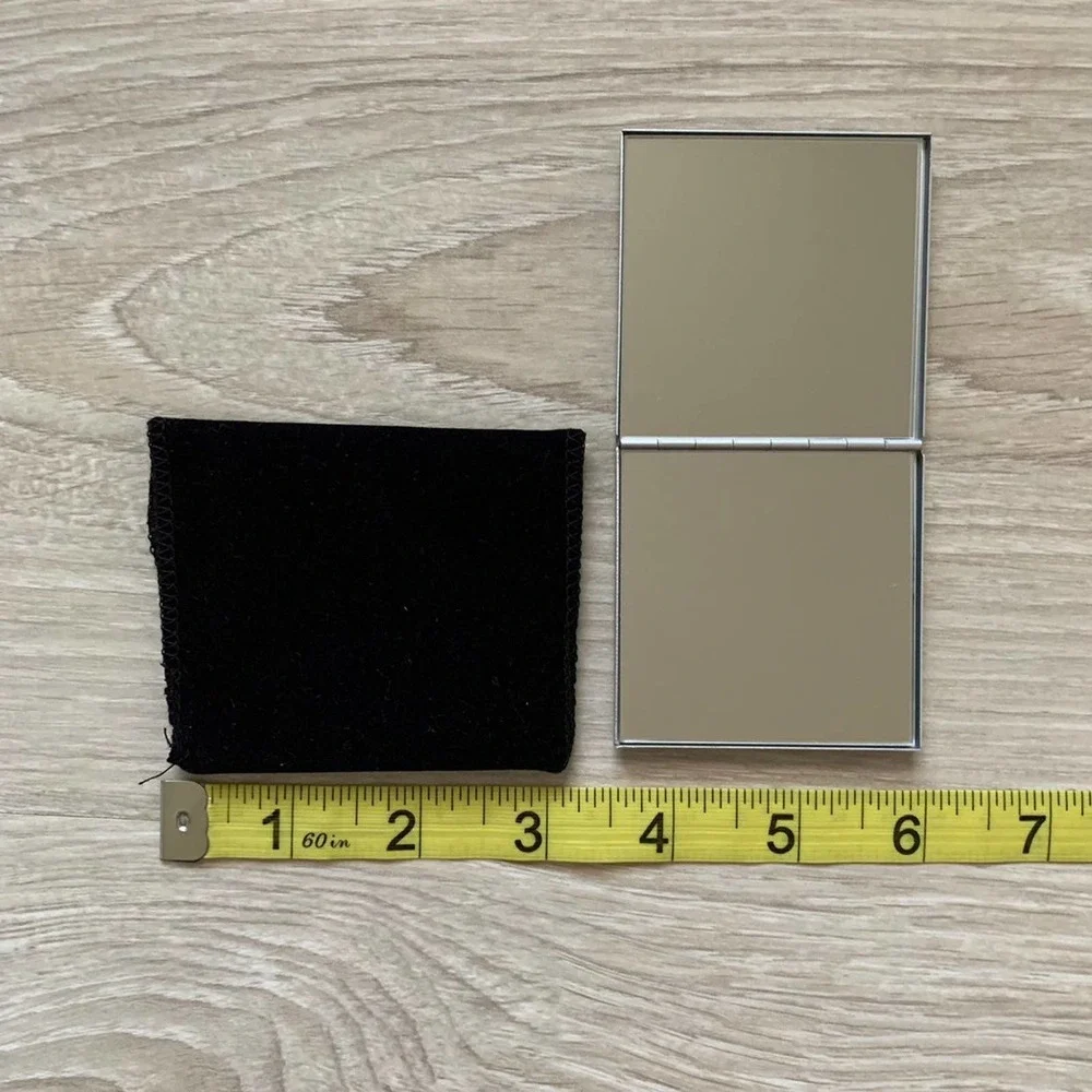 Crystal compact square mirror